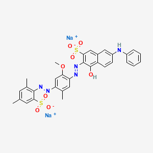 molecular formula C32H29N5NaO8S2 B1203842 Direct Violet 51 CAS No. 5489-77-0