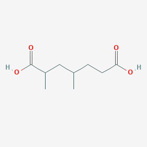 molecular formula C9H16O4 B1203861 2,4-二甲基庚二酸 