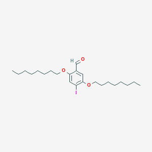 4-Iodo-2,5-dioctyloxybenzaldehyde