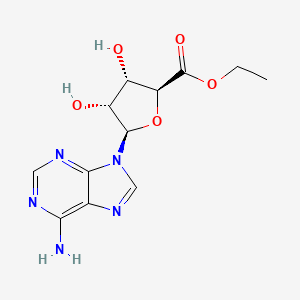 molecular formula C12H15N5O5 B1203881 Ethyl adenosine-5'-carboxylate CAS No. 35803-57-7