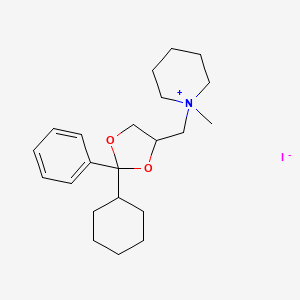 molecular formula C22H34INO2 B1203889 Oxapium iodide CAS No. 6577-41-9