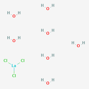 molecular formula Cl3H14LaO7 B12038950 Lanthanum(III)chlorideheptahydrate 