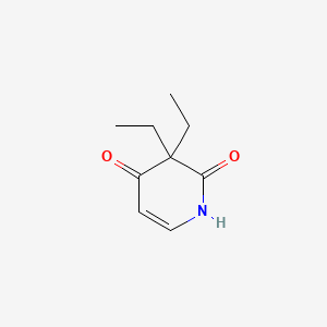 molecular formula C9H13NO2 B1203899 吡啶二酮 CAS No. 77-04-3