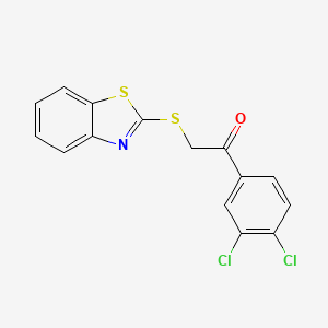 2-(1,3-Benzothiazol-2-ylsulfanyl)-1-(3,4-dichlorophenyl)ethanone