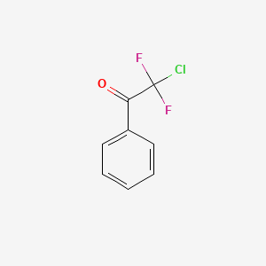 molecular formula C8H5ClF2O B1203941 2-氯-2,2-二氟乙酰苯酮 CAS No. 384-67-8