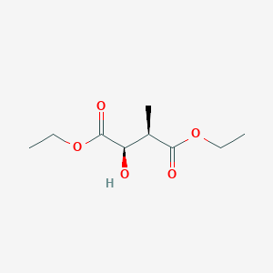 molecular formula C9H16O5 B1203945 Diethyl (2R,3R)-2-methyl-3-hydroxysuccinate 