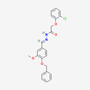 N'-(4-(Benzyloxy)-3-methoxybenzylidene)-2-(2-chlorophenoxy)acetohydrazide