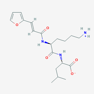 molecular formula C19H29N3O5 B120395 FA-赖氨酸-亮氨酸-OH CAS No. 158016-09-2