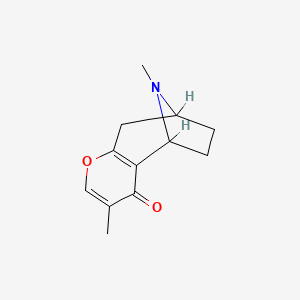 molecular formula C12H15NO2 B1203953 贝伦丁 CAS No. 32152-73-1