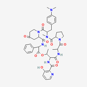 molecular formula C44H52N8O10 B1203956 原始霉素 IC CAS No. 28979-74-0