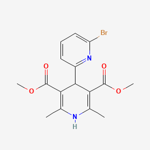 Dimethyl 4-(6-bromopyridin-2-yl)-2,6-dimethyl-1,4-dihydropyridine-3,5-dicarboxylate