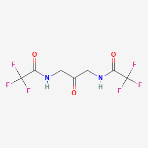 2,2,2-Trifluoro-N-(2-oxo-3-((trifluoroacetyl)amino)propyl)acetamide