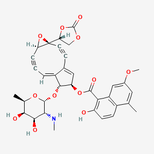 molecular formula C35H33NO12 B1203963 Neocarzinostatin chromophore CAS No. 79633-18-4