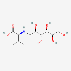 molecular formula C11H23NO7 B1203974 Glucitolvaline CAS No. 88455-08-7