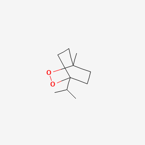 molecular formula C10H18O2 B1203975 1-Methyl-4-propan-2-yl-2,3-dioxabicyclo[2.2.2]octane CAS No. 5718-73-0