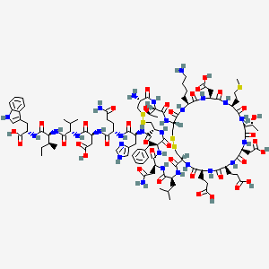 molecular formula C105H153N27O36S5 B12039789 Sarafotoxin s 6c(reduced)(9ci) 