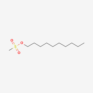 molecular formula C11H24O3S B1203979 Methanesulfonic acid decyl ester CAS No. 41233-29-8