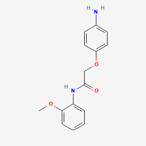 2-(4-aminophenoxy)-N-(2-methoxyphenyl)acetamide