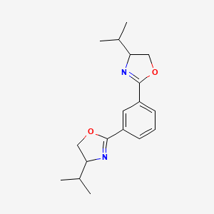 molecular formula C18H24N2O2 B12039855 1,3-Bis(4-isopropyl-4,5-dihydrooxazol-2-yl)benzene 