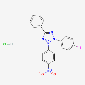 2-(4-iodophenyl)-3-(4-nitrophenyl)-5-phenyltetrazol-3-ium;hydrochloride