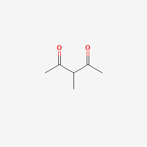 molecular formula C6H10O2 B1204033 3-Methyl-2,4-pentanedione CAS No. 815-57-6