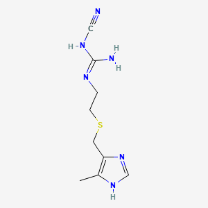 molecular formula C9H14N6S B1204041 N-Desmethylcimetidine CAS No. 52378-43-5