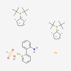 molecular formula C39H58FeNO3P2PdS- B12040479 DTBPF-Pd-G3 GT capsule 