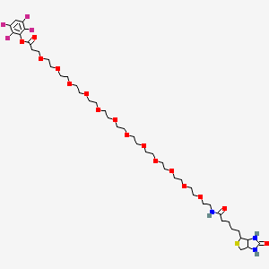 molecular formula C43H69F4N3O16S B12040501 Biotin-dPEG(R)12-TFP ester 