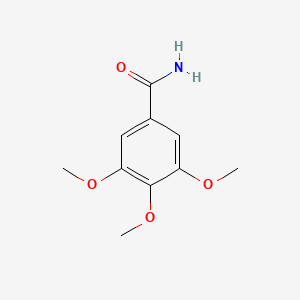 molecular formula C10H13NO4 B1204051 3,4,5-Trimethoxybenzamide CAS No. 3086-62-2