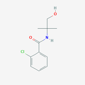 2-chloro-N-(1-hydroxy-2-methylpropan-2-yl)benzamide