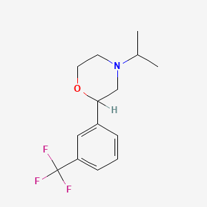 molecular formula C14H18F3NO B1204061 Oxaflozane CAS No. 26629-87-8