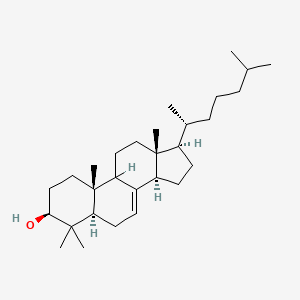 molecular formula C29H50O B1204063 4,4-Dimethylcholest-7-ene-3-ol 