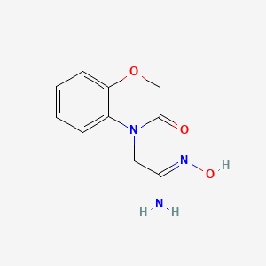 2-(2,3-Dihydro-3-oxo-4H-1,4-benzoxazin-4-YL)acetamidoxime