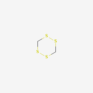 molecular formula C2H4S4 B1204082 1,2,4,5-四硫杂环己烷 CAS No. 291-22-5