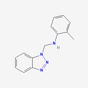 N-(1H-benzotriazol-1-ylmethyl)-2-methylaniline