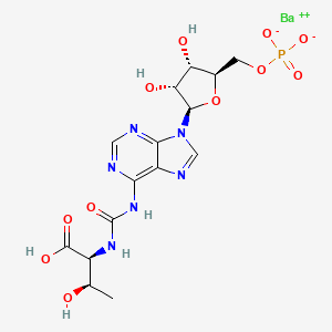 B1204115 N-((9-beta-Ribofuranosyl-9H-purin-6-yl)carbamoyl)threonine CAS No. 49709-17-3