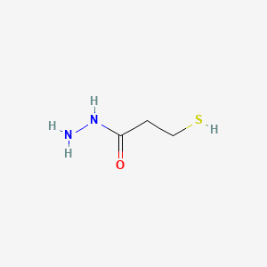molecular formula C3H8N2OS B1204126 3-巯基丙烷酰肼 CAS No. 689-02-1