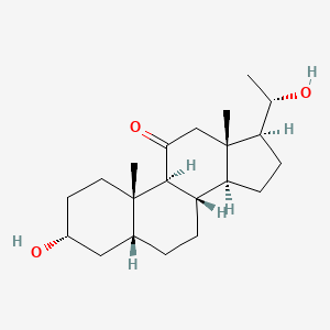 molecular formula C21H34O3 B1204127 11-Keto-pregnanediol CAS No. 6815-48-1
