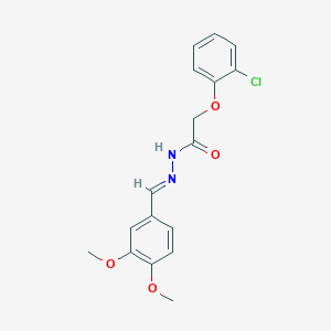 2-(2-Chlorophenoxy)-N'-(3,4-dimethoxybenzylidene)acetohydrazide