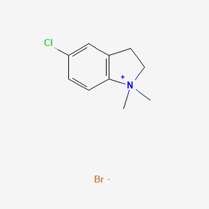 molecular formula C10H13BrClN B1204150 1-Methyl-5-chloroindoline methylbromide CAS No. 32179-45-6