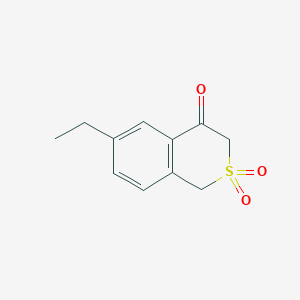 6-Ethylisothiochroman-4-one 2,2-dioxide