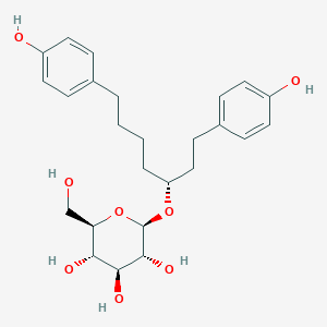 molecular formula C25H34O8 B12041617 aceroside VII 