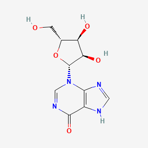 molecular formula C10H12N4O5 B1204174 3-Ribofuranosylhypoxanthine CAS No. 6835-54-7