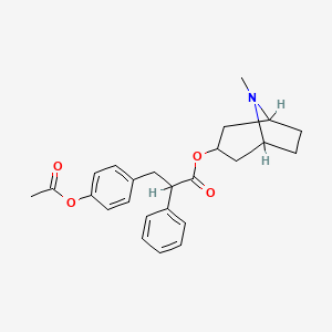 molecular formula C25H29NO4 B1204188 Tropaphen 