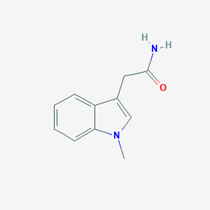 molecular formula C11H12N2O B120419 2-(1-甲基-1H-吲哚-3-基)乙酰胺 CAS No. 150114-41-3