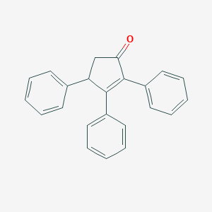 molecular formula C23H18O B12041953 2-Cyclopenten-1-one, 2,3,4-triphenyl- CAS No. 4970-80-3