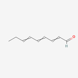 molecular formula C9H12O B1204197 Nona-2,4,6-trienal CAS No. 56269-22-8
