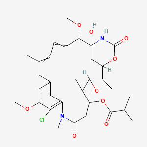 molecular formula C32H43ClN2O9 B1204198 Ansamitocin P 3 