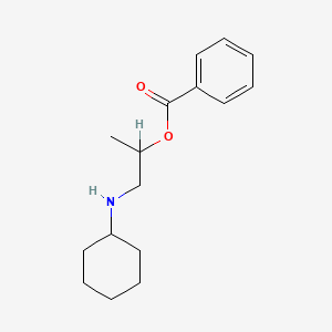 molecular formula C16H23NO2 B1204205 己基卡因 CAS No. 532-77-4