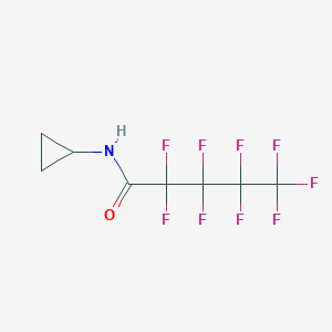 N-cyclopropyl-2,2,3,3,4,4,5,5,5-nonafluoropentanamide